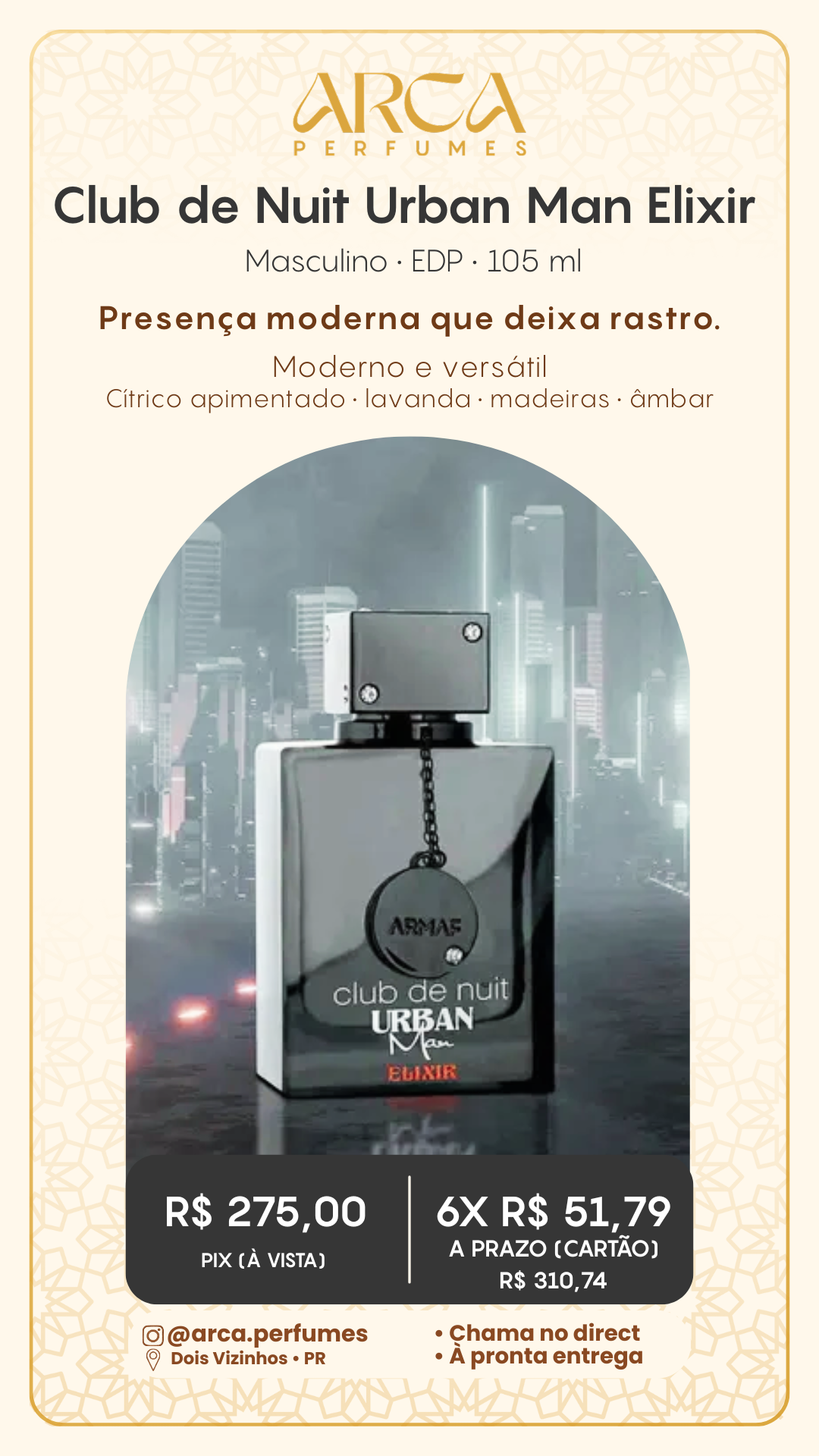 Club de Nuit Urban Man Elixir