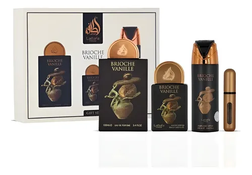 Kit Brioche Vanille 3 Peças — Lattafa Pride