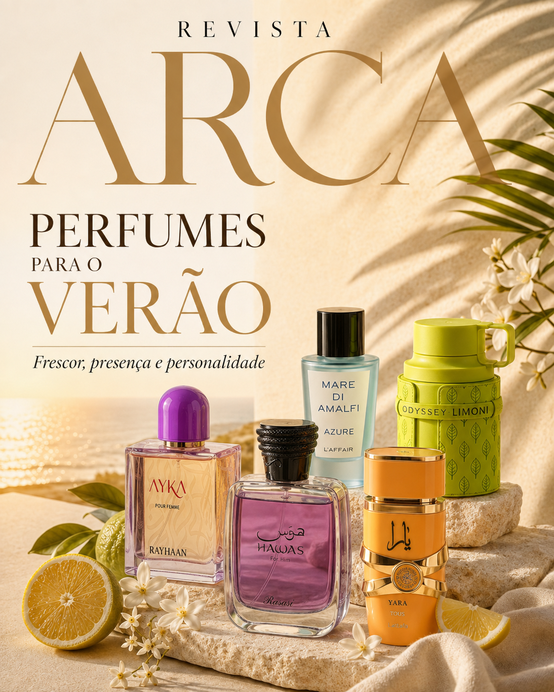 PERFUMES PARA O VERÃO